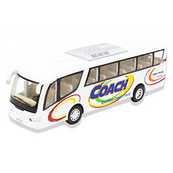 Інерційний автобус "Coach" (білий)