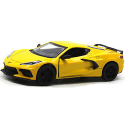 Машинка металлическая "Chevrolet Corvette 2021", желтый, Kinsmart