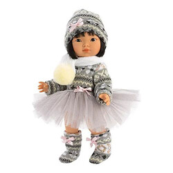 Лялька Llorens Lu, азіатка, в теплому одягу
