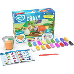 Набор теста для лепки Crazy Farm (18 цветов)