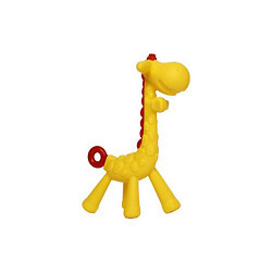 Прорезыватель силиконовый "Жираф" (желтый)