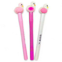 Ручка шариковая "Фламинго", со светом, микс видов, цена за 1 шт