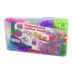 Набор для плетения резинками "Rubber color band"