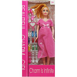 Лялька вагітна з аксесуарами (у ніжно-рожевому)
