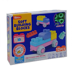 Конструктор гумовий "Soft Building Blocks", 12 деталей