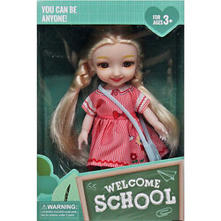 Кукла "Welcome to school", 15 см (вид 6)