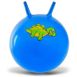 Мяч для фитнеса "Динозавры" (голубой)