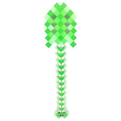 Лопата "Minecraft", свет, звук (зелена)