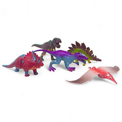 Набір гумових фігурок "Динозаври", 5 фігурок