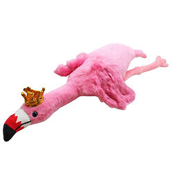 Мягкая игрушка "Фламинго-обнимусь", в короне, 100 см (розовый)