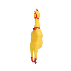 Резиновая игрушка "Кричащая курица" (17 см)