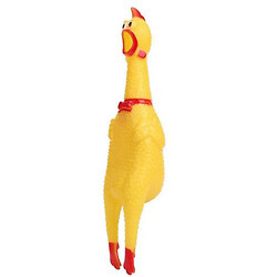Резиновая игрушка "Кричащая курица" (30 см)