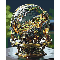 Картина по номерам "Земной шар", 40х50 см