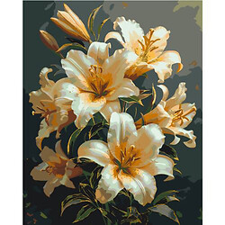 Картина по номерам с красками металлик "Яркие лилии" 50x60 см