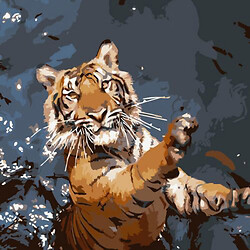 Картина по номерам "Тигр-ловец"
