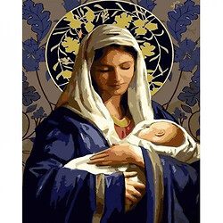 Картина по номерам "Мария с Иисусом"
