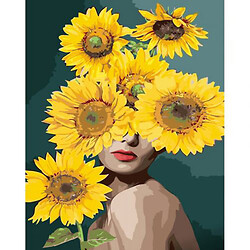Картина за номерами "Соняшники в голові"  40х50 см