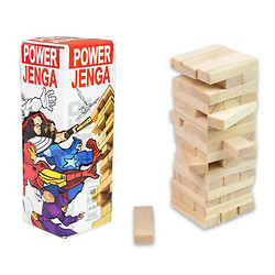 Настольная игра "Power Jenga" 48 брусков, мини (укр), Strateg