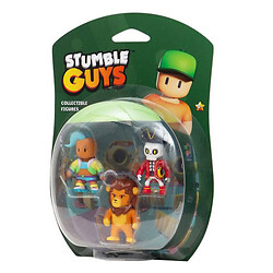 Набор фигурок  "STUMBLE GUYS - ВЕЛОЦИТ, ЛЕОНИДАС, КАПИТАН НОХАРТ", Stumble Guys