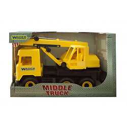 Авто "Middle Truck" кран (желтый)