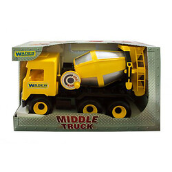 Бетономешалка "Middle truck" (желтая)