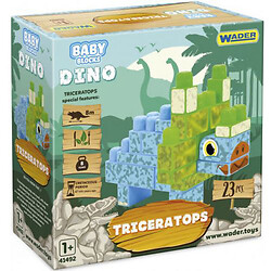 Конструктор "Baby Blocks: Трицератопс", 23 елем., Wader