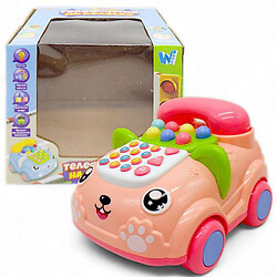 Інтерактивна іграшка "Телефончик на колесах", рожевий