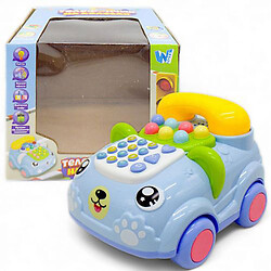 Інтерактивна іграшка "Телефончик на колесах", блакитний