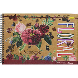 Скетчбук "Floral" 32 аркуші, А4