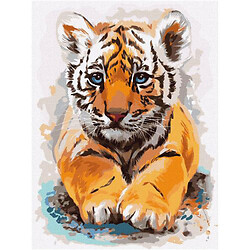 Картина по номерам "Маленький тигреня"