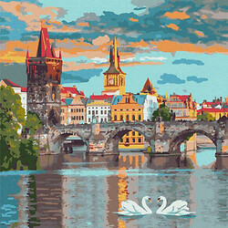 Картина по номерам "Вечерняя Прага"