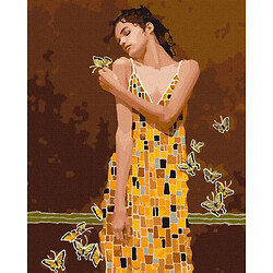 Картина по номерам "В объятиях бабочек"