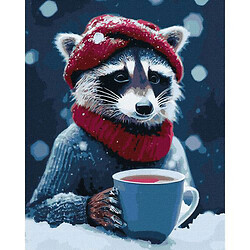 Картина за номерами "Зимова кава"