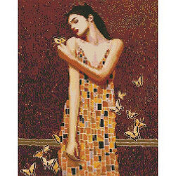 Алмазна мозаїка "В обіймах метеликів"