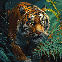 Картина за номерами "Король джунглів"