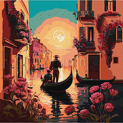 Картина по номерам "Каналы Венеции" 40х40 см
