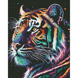 Алмазная мозаика "Фантастический тигр" 40х50 см