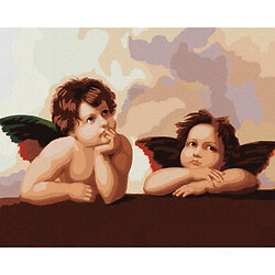 Картина по номерам "Очаровательные ангелочки"