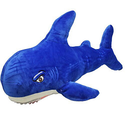 Мʼяка іграшка "Акула Немо", синя, 85 см