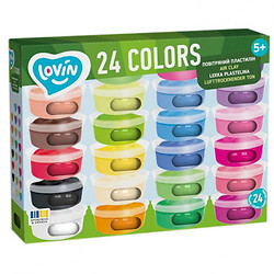 Повітряний пластилін "Lovin", 24 кольори
