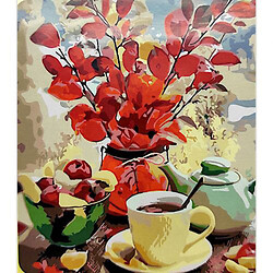 Картина по номерам "Яблочное чаепитие" 40х50 см