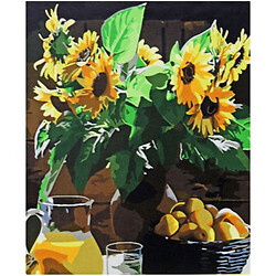 Картина за номерами "Натюрморт з соняшниками"