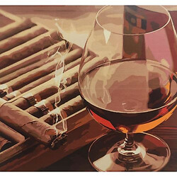 Картина по номерам "Сигара и виски"