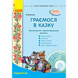 Конспект комплексних занять "Граємо в казку: Середній вік", Ранок