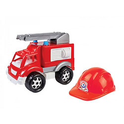 Машинка с каской "Малыш-Пожарник ТехноК"