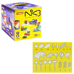 Пластиковый конструктор "NIK-3", 128 деталей