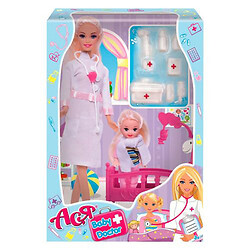 Кукла "Ася" с набором доктора