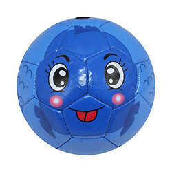 Мячик футбольный №2 "Рыбка" (синий)