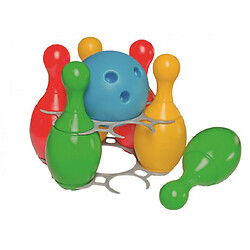Набор для игры в боулинг 2 "ТехноК" (кегли и шар)