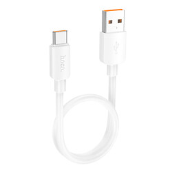 USB кабель Hoco X96 Hyper, Type-C, 0.25 м., Белый